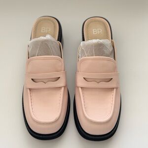 BP Anikka Loafer Mule in light pink